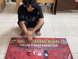 Seorang Sopir di Sumbawa yang Bawa Sabu 18 gram Ditangkap Polisi