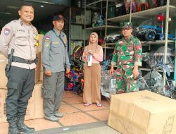 Sinergitas Babinsa Kratonan dan Bhabinkamtibmas Awasi Bahaya Kembang Api dan Petasan