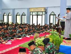 Prajurit Korps Marinir Beragama Muslim Ikuti Peringatan Isra Mi’raj Nabi Muhammad SAW 1446 H/2025 M