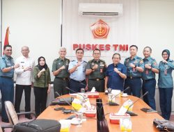 Kapuskes TNI Menerima Audensi Deputi Direksi Bidang Manajemen Mutu Layanan BPJS Kesehatan