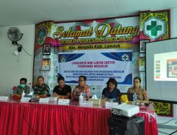 Polsek Menjalin Hadiri Giat Lokakarya Mini Lintas Sektoral Puskesmas Menjalin