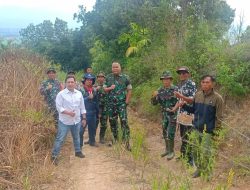 Dandim 0417/Kerinci Cek Lokasi Penanaman Padi Gogo di Desa Renah Kayu Embun