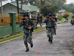Tingkatkan Mental dan Ketahanan Fisik, Prajurit Yonarmed 15/Cailendra Gelar Lari Lintas Medan