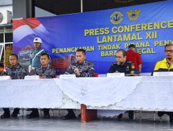 Tim F1QR Lantamal XII Gagalkan Penyelundupan Ballpress Ilegal di Pelabuhan Dwikora Pontianak