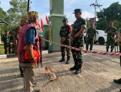 Kunjungan Kerja (Kunker) Danrem 121/Abw ke Komando Taktis (Kotis) Yonzipur 5/ABW