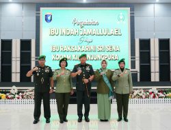 Kukuhkan Ibu Raksakarini Sri Sena, Ini Pesan Pangdam Kepada Seluruh Kowad Kodam XII/Tpr