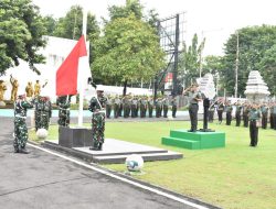 Kodim 0825/Banyuwangi Laksanakan Upacara 17 an Dan Pelepasan Anggota Memasuki Masa Pensiun