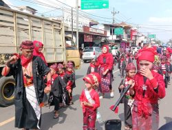 Koramil Gondanglegi Kawal Pawai Rajabiyah, Wujudkan Ramadhan Aman dan Kondusif