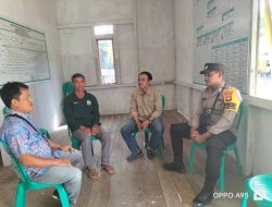 Bincang Santai Bhabinkamtibmas Polsek Air Besar Sambangi Warga Binaan