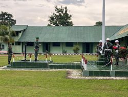 Pimpin Upacara Bendera 17-an, Dandim 1307/Poso, Letkol Arm Edi Yulian Budiargo Bacakan Amanat KASAD