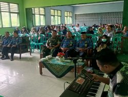 Dukungan Babinsa untuk Pendidikan: Serka Rokhmad Hadiri Dies Natalis SMPN 1 Kasembon