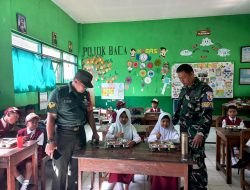 Program Makan Bergizi Gratis: Babinsa Pastikan Distribusi Tepat Sasaran