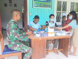 Peduli Kesehatan Masyarakat Babinsa dampingi Kegiatan Posbindu