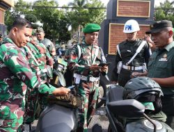 Tingkatkan Kesadaran Dan Kepatuhan Kodim 0808 Terima Sosialisasi Ops Gaktib Yustisi Subdenpom V/1-3