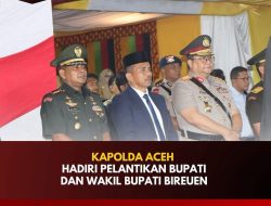Kapolda Aceh Hadiri Pelantikan Bupati dan Wakil Bupati Bireuen