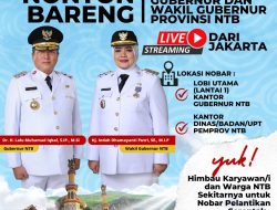 Ayo, Nonton Bareng Pelantikan Kepala Daerah dan Wakil Kepala Daerah Terpilih NTB