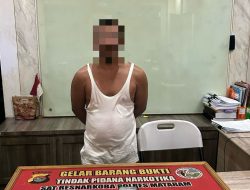 Pengedar Narkoba di Mataram Ditangkap, 6,11 gram Sabu Diamankan di Rumahnya