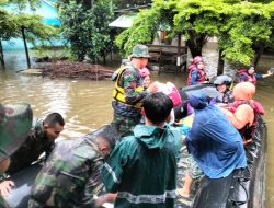Koopsud II Tanggap Bencana Melalui Pengiriman Tim Evakuasi Banjir di Wilayah Makassar