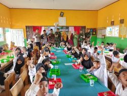 Peduli Terhadap Gizi Anak, Kodim 0416/Bute Kembali Gelar Program Dapur Masuk Sekolah