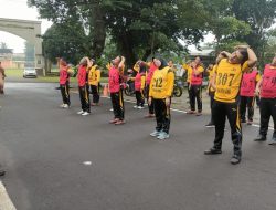 Ratusan Personil Polda Sumsel Ikuti Test Kesamaptaan Jasmani (TKJ)