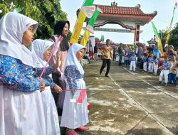 Anak Sekolah Antusias Sambut Pembukaan TMMD