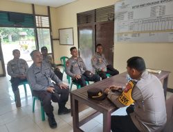 Kapolsek Meranti Laksanakan Pembinaan Disiplin kerja