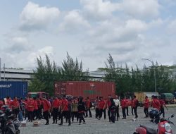 Tolak Intimidasi dan Tuntut Kontrak Jelas, Ratusan Driver B-Log Berunjuk Rasa di Kubu Raya