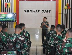 Yonkav 3/AC Tingkatkan Kemampuan Tempur Melalui Pelatihan Teritorial dari Kasdim 0818