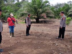 Bintara Penggerak Desa Garu Didampingi Pamatwil Lakukan Asistensi Pengecekan Lahan Poktan Basule