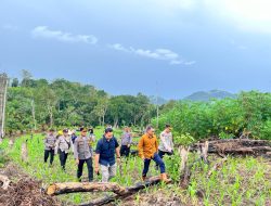 Polisi dan Petani Bersinergi: Cek Lahan Jagung untuk Ketahanan Pangan