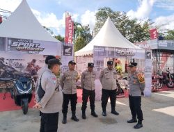 Polsek Ngabang Laksanakan Pengamanan Kegiatan Launching Road Show Honda Sport 2025