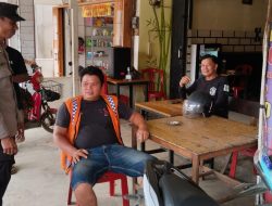 Jaga Kamtibmas, Polisi Sengah Temila Sapa Warga dan Juru Parkir