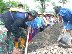 Srikandi Kalinanas Tak Kalah Dengan Satgas TMMD