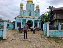 Ciptakan Keamanan, Polsek Kuala Behe Rutin Laksanakan Pengamanan Ibadah Setiap Minggu