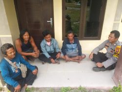 Bhabinkamtibmas Polsek Sebangki Ajak Warga Sungai Layang 1 Jaga Kamtibmas