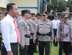Polda NTB Laksanakan Apel Gelar Pasukan Ops Ketupat Rinjani 2025, Wujudkan Mudik Aman Keluarga Nyaman