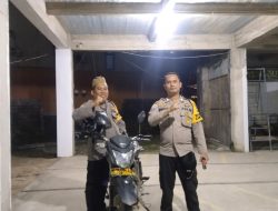 Polsek Ngabang Laksanakan Pengamanan Sholat Tarawih Untuk Ciptakan Situasi Yang Aman