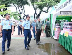 Pangkoopsud II Hadiri Bazaar TNI Wilayah Makassar di Lapangan Hasanuddin