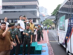 Lepas Ribuan Pemudik, TNI AD Lestarikan Tradisi Mudik Bersama Mabesad