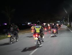 Patroli Gabungan TNI-Polri Sultra Pastikan Kota Kendari Aman Menjelang Lebaran