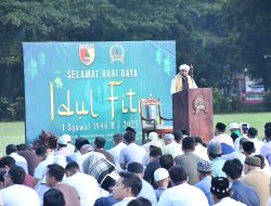 Korem 083/Bdj Gelar Sholat Idul Fitri 1 Syawal 1446 H di Lapangan Parade Rampal