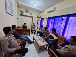 Gelar Anev Kinerja, Kapolsek Kuala Behe Beri Penekanan Kepada Anggota Agar Bekerja Sesuai SOP