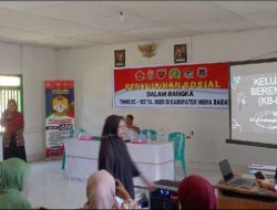 Satgas TMMD 123 Kodim 1416/Muna Sosialisasikan Kepada Warga Tentang KB, Kesehatan