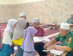 Prajurit TNI Menjadi Guru Ngaji dan Ketua Takmir Masjid