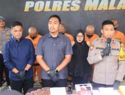 Polres Malang Ungkap Sindikat Pemerasan Bermodus LSM dan Wartawan, 5 Pelaku Diamankan