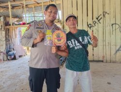 Bhabinkamtibmas Polsek Kuala Behe Laksanakan Himbauan Stop Pungli