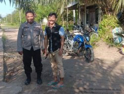 Kanit Samapta Polsek Sebangki Ajak Warga Cegah Hoaks dan Peredaran Narkoba