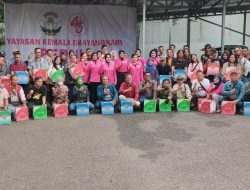 155 paket sembako diberikan Yayasan Kemala Bhayangkari daerah Sumsel kepada insan pers dan jurnalis Polda Sumsel