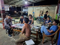Laksanakan Patroli Malam Polsek Kuala Behe Antisipasi Gangguan Kamtibmas