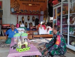 Babinsa Desa Gendro Pererat Silaturahmi Idul Fitri 1446 H dengan Warga